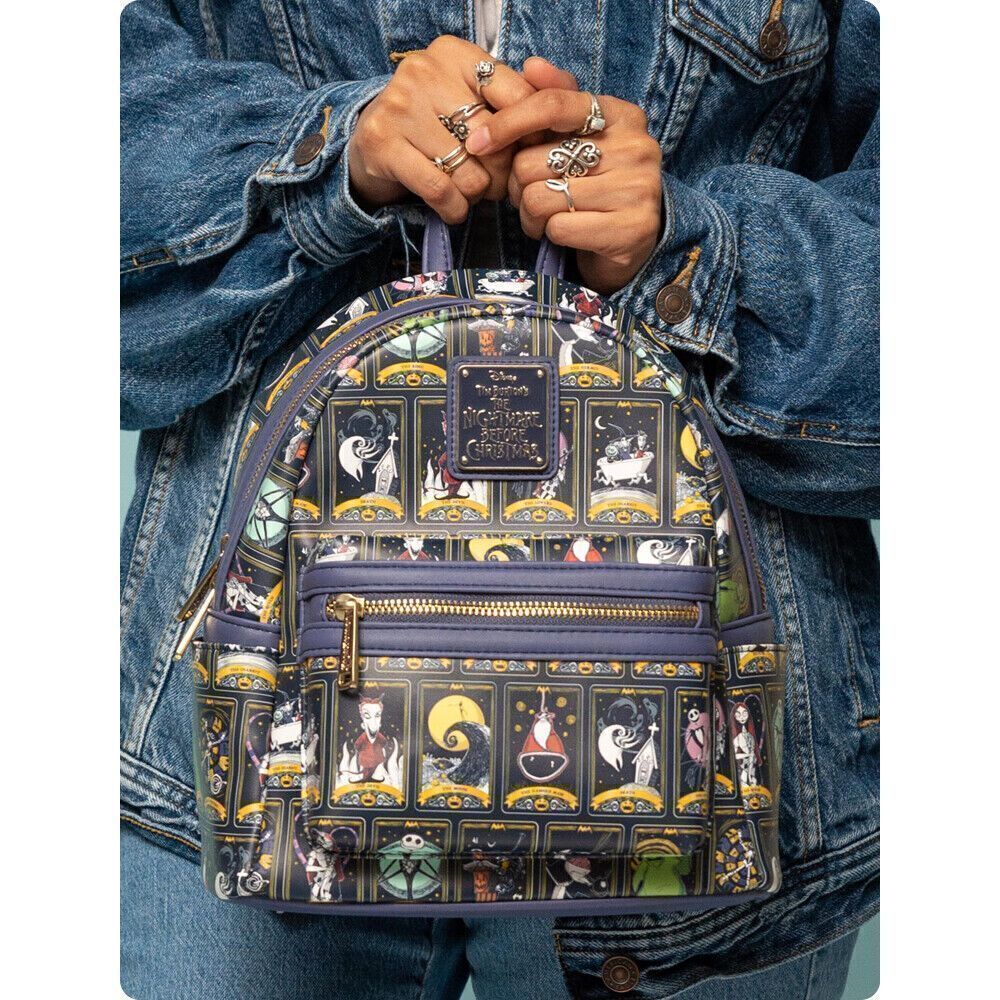 Loungefly x Disney Nightmare Before Christmas Tarot Mini Backpack NWT